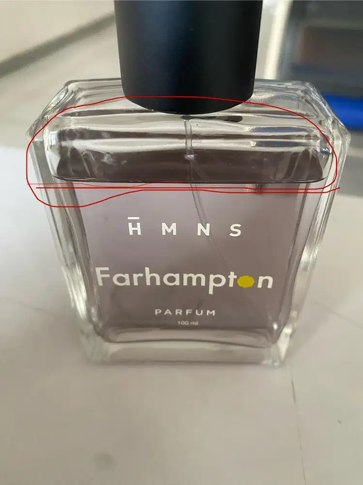 Hmns Farhampton bekas nego udah di pake 5ml an