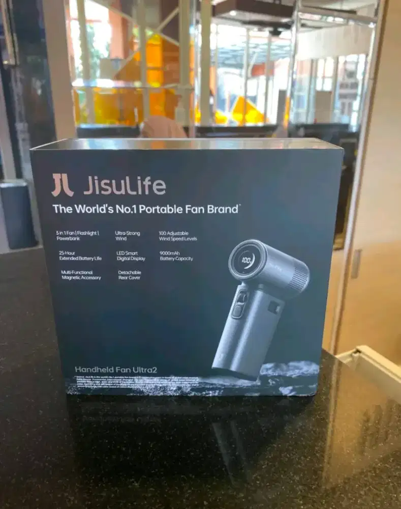 JISULIFE Kipas Tangan Turbo 17m/s [SEGEL]