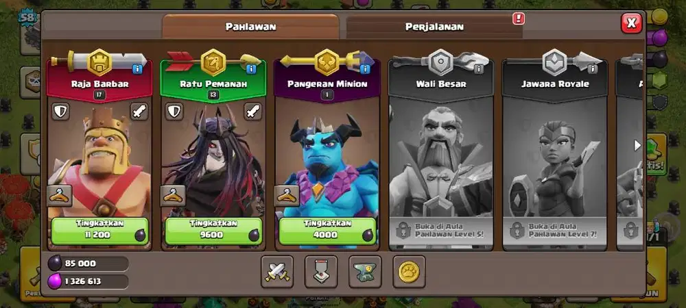 Jual Rugi Akun COC TH 9 Murah + BONUS GOLD PASS AKTIF & SKIN RARE!