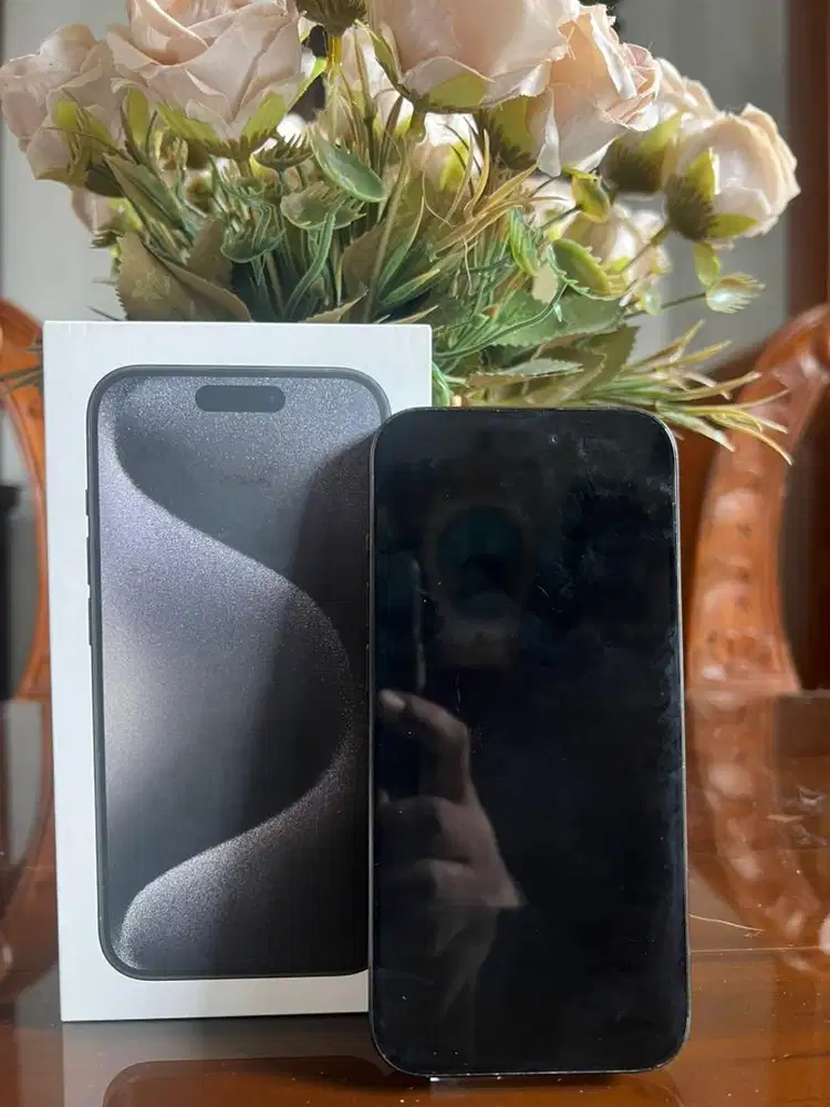 Iphone 15 Pro Black Titanium 128 Resmi
