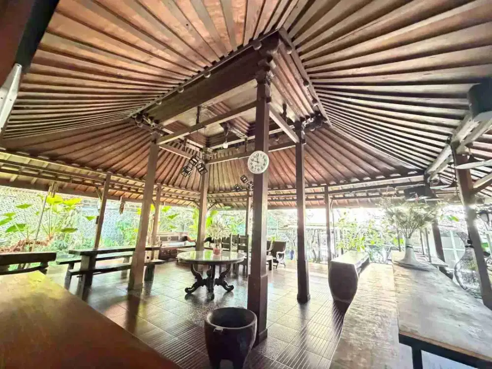 Lahan Resto Plus Bangunan Etnic Jawa Area Kartasuro Dekat Jalan Raya
