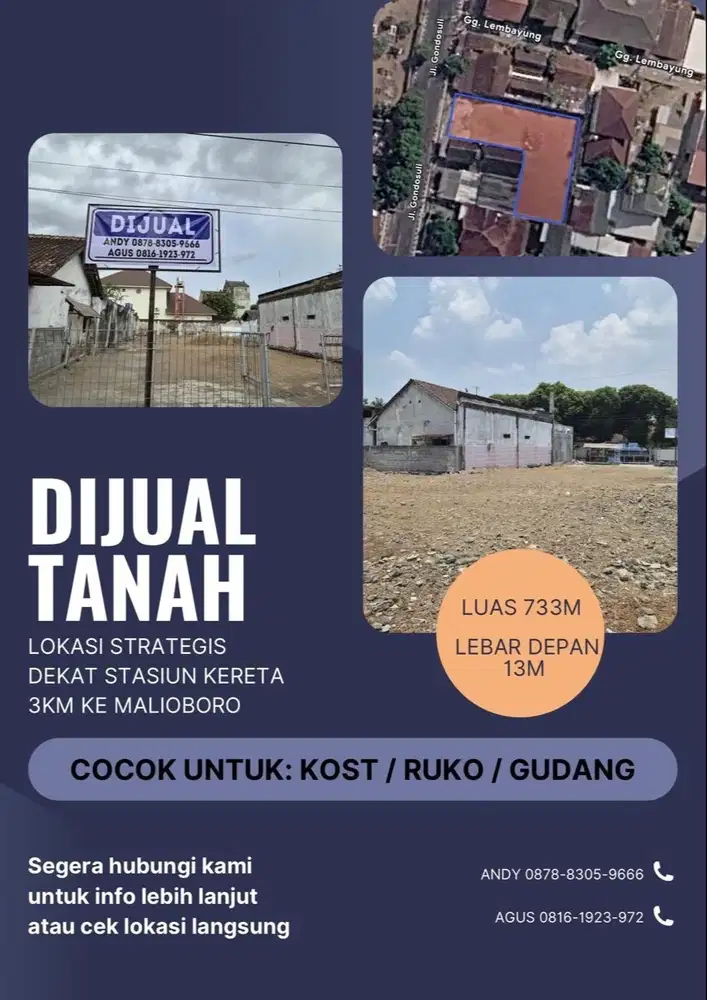 PROPERTI KOTA JL.GONDOSULI - BACIRO YOGYAKARTA
