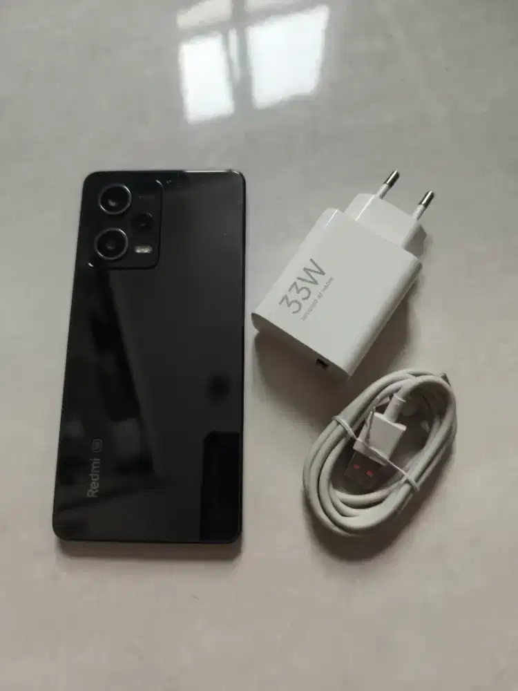 Redmi note 12 pro 5G 8/256 HP charger resmi Indonesia