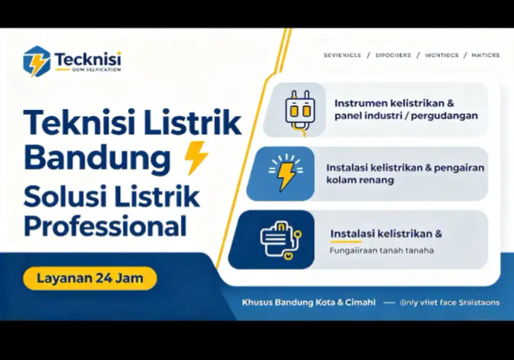 Teknisi listrik bandung & cimahi
