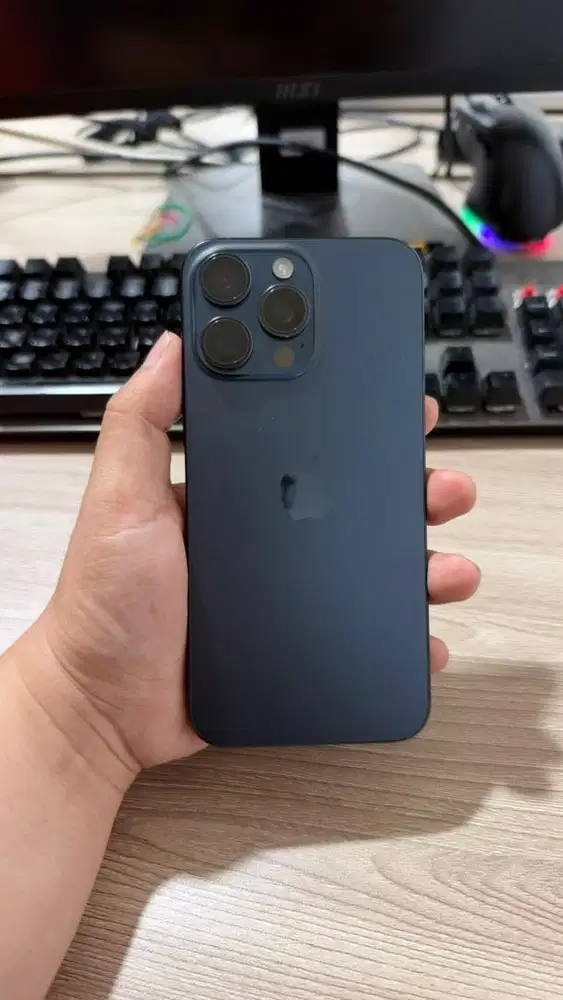 WTS iPhone 15 Pro Max Blue Titanium 256GB