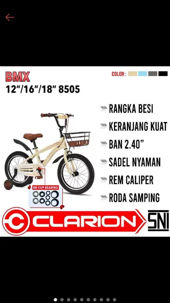 Jual BU Sepda Anak