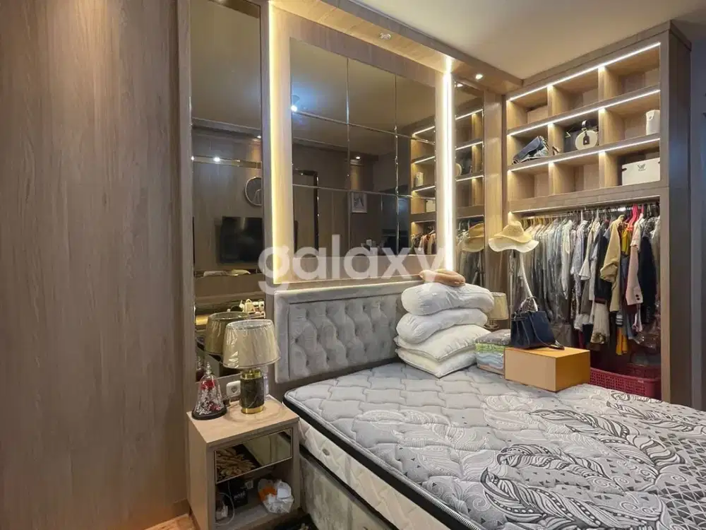 APARTEMEN BALE HINGGIL STUDIO FURNISH INTERIOR LANTAI BAWAH
