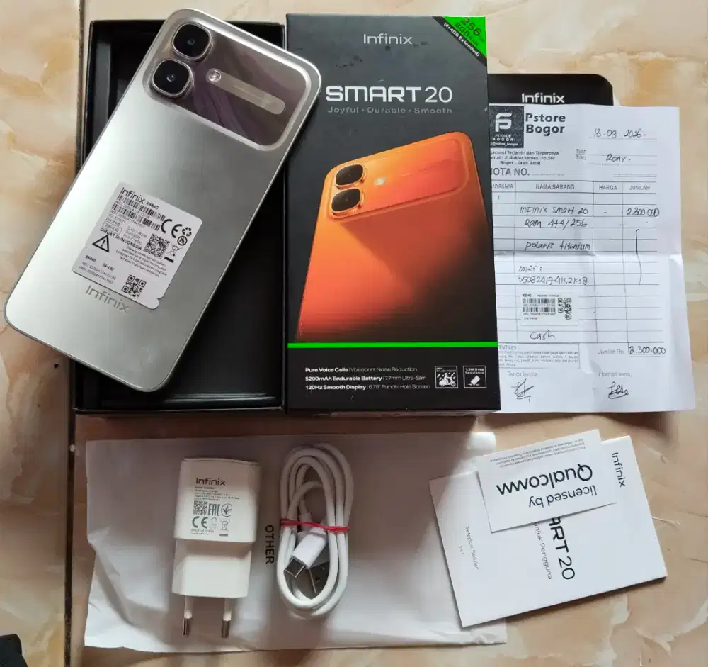 INFINIX SMART 20 RAM 4+4/256