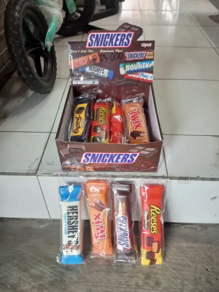Mainan Anak Squishy Snack Snickers