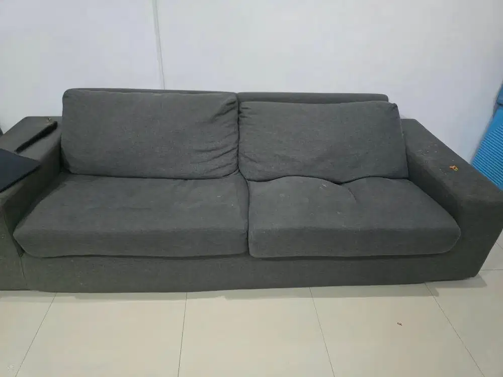 Sofa L 3 Seater Bekas Terawat - Jual Cepat