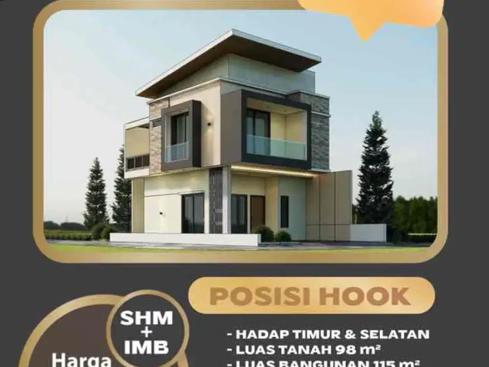 Dijual rumah baru gress  gading Pantai surabaya timur