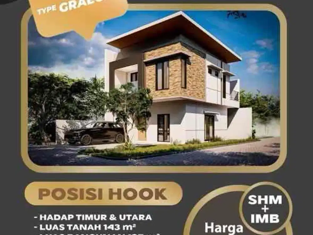 Dijual rumah baru gress  gading Pantai surabaya timur