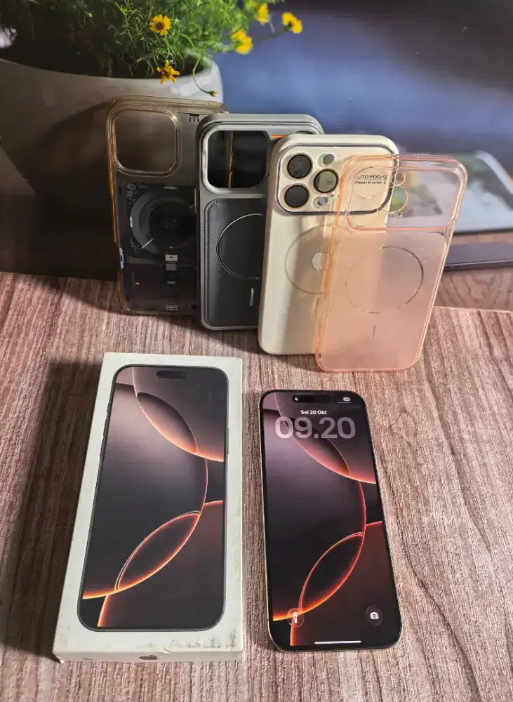 iPhone 16 Pro Max iBox Fullset Original Mulus Terawat BH tinggi