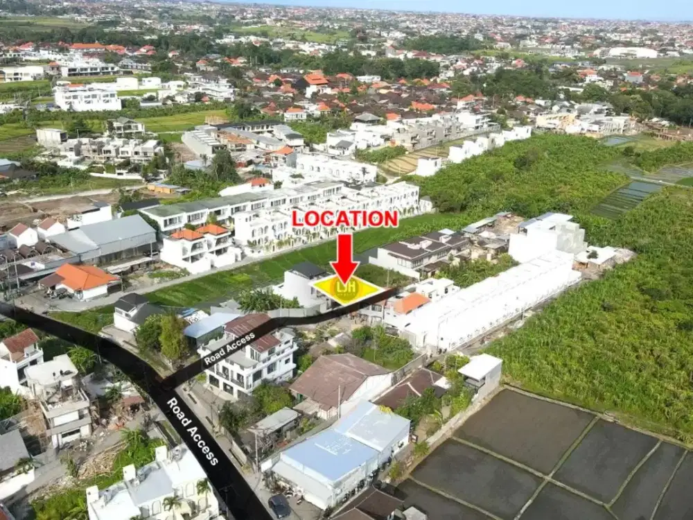 Dijual - Tanah Freehold di Daerah Pererenan, Cocok untuk Dibangun Perumahan