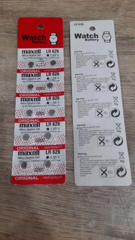 Baterai kancing LR626 - Baterai Jam Tangan & Elektronik Kecil