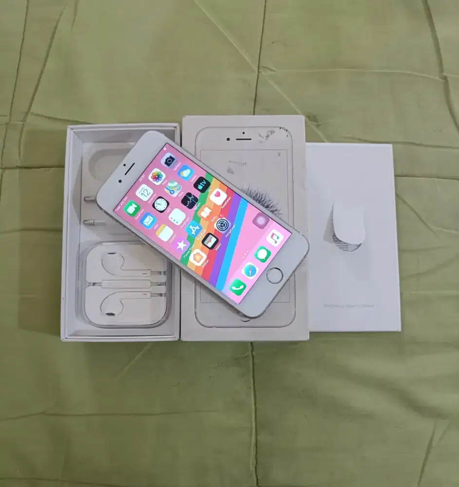 iphone 6 32gb lengkap normal semua resmi ibox