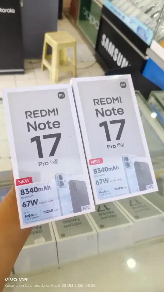 Redmi NOTE 17 PRO 5G 8+8/256 AMOLED baru spesial promo