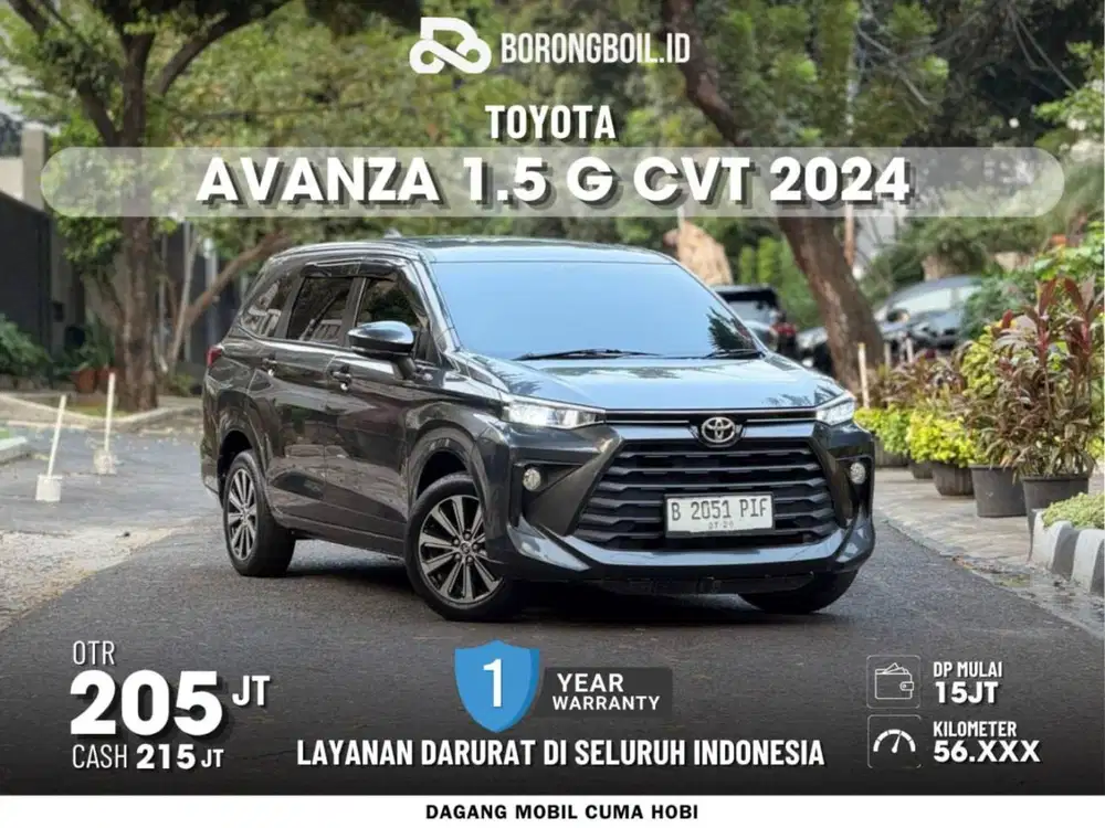 AVANZA 1.5 G CVT 2024 Abu abu