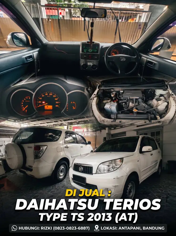 DI JUAL CEPAT, DAIHATSU TERIOS 2013 AT TYPE TS.