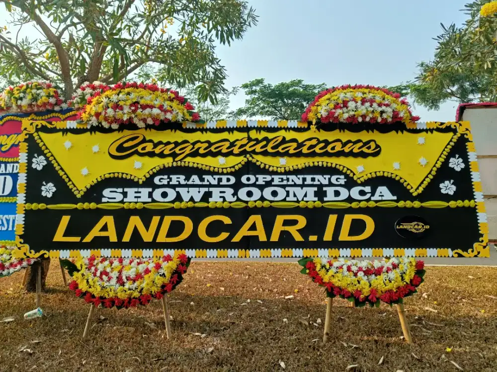 karangan bunga papan