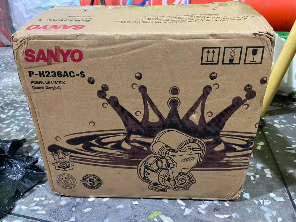 Sanyo P-H236AC-S Pompa Air Sumur Dangkal