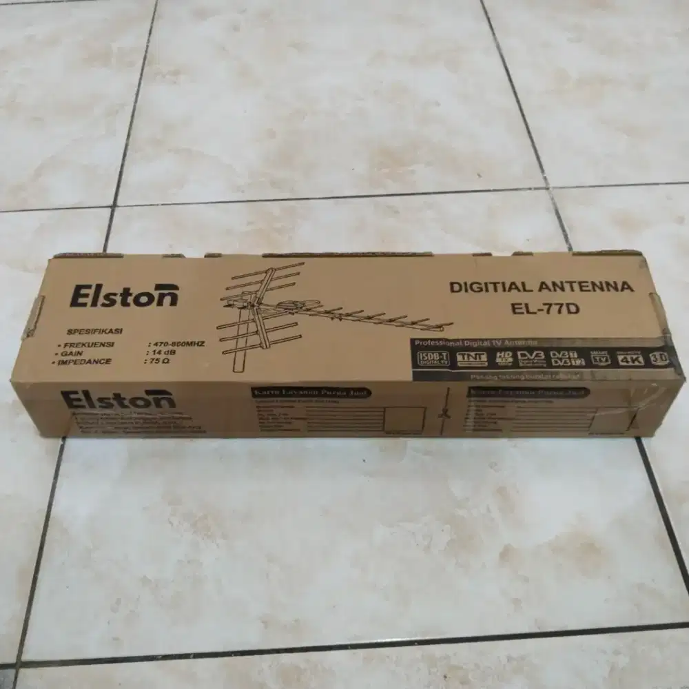 Antena TV Digital Outdoor Antenna Luar Panjang Kabel 10 Meter