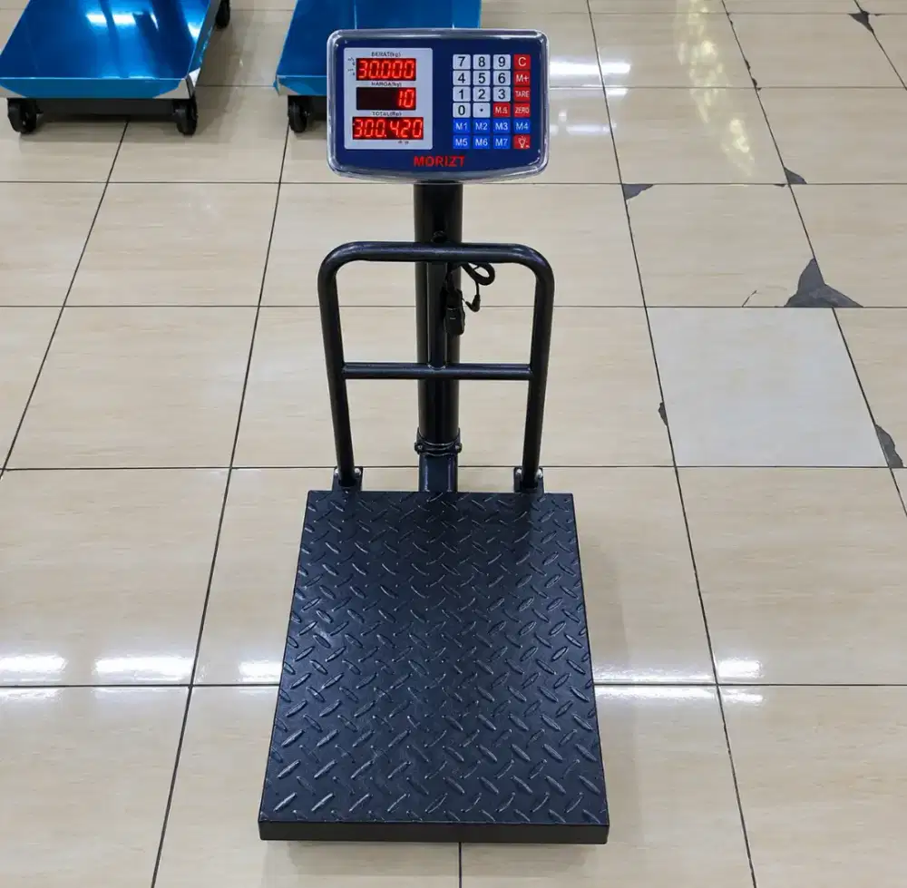 Timbangan barang digital 300kg Morizt/Timbangan barang dan beras