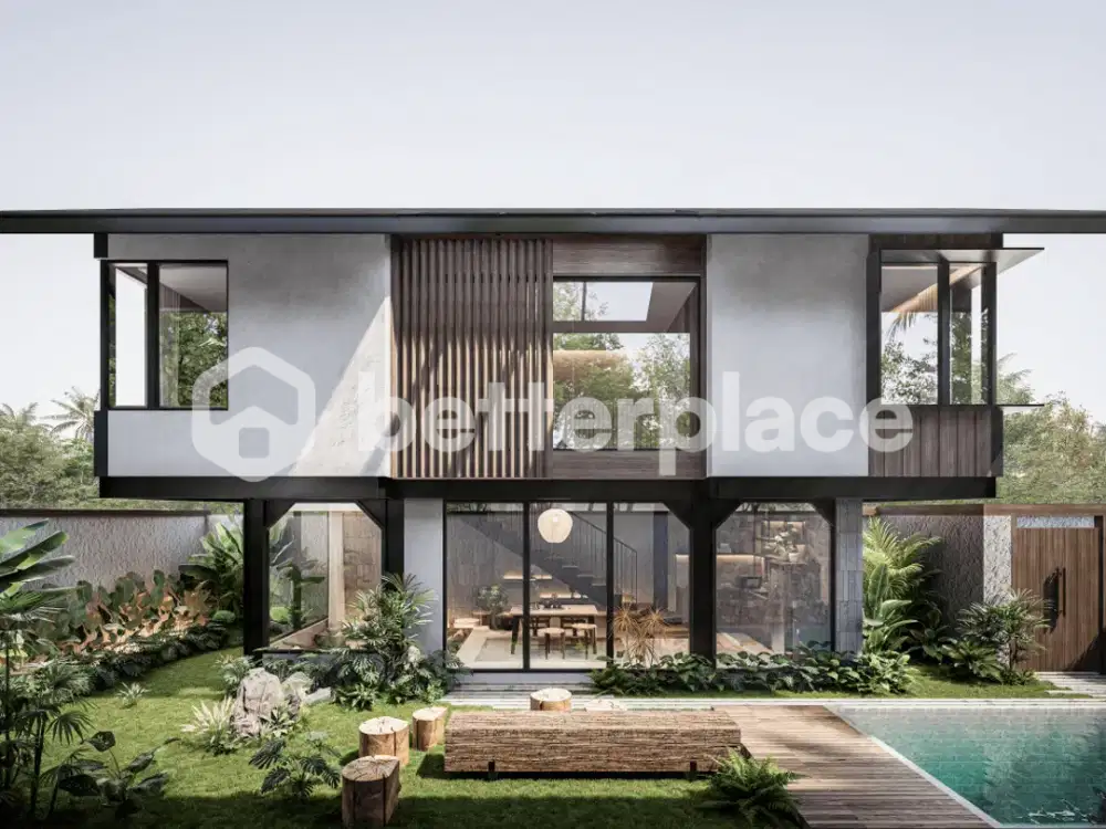 Industrial Contemporary Villa in Kedungu – 2 Bedrooms Walking Distance to the Beach