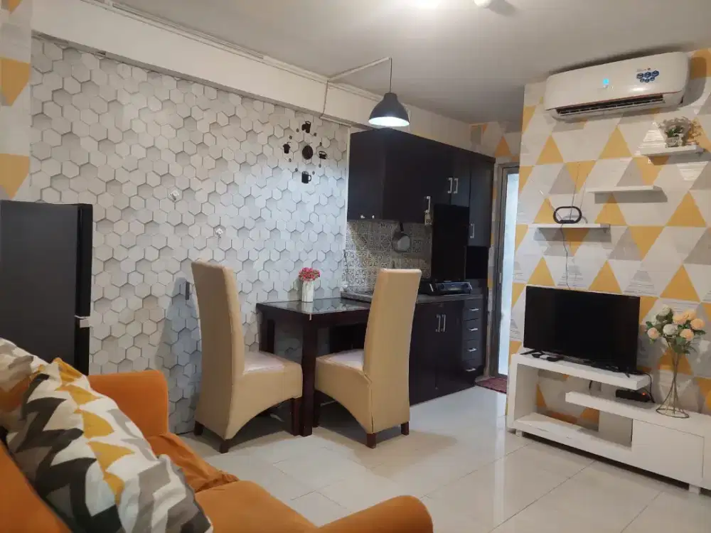 Sewa Apartemen Kalibata city 2br Tipe besar Akses Kolam Renang dan Gym