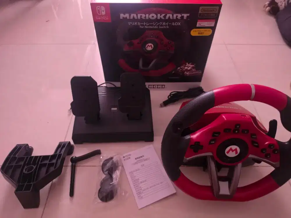 Steering wheel mario kart DX for nintendo switch | Console for switch