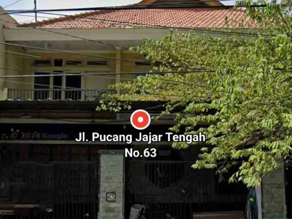 jual rumah pinggir jalan pucang jajar tengah