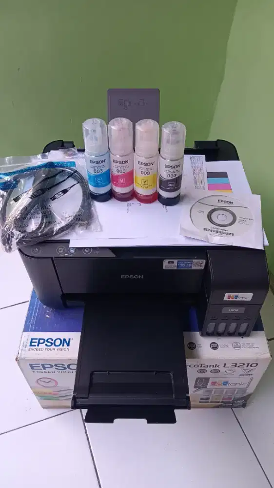 Printer Epson L3210 Second Like New-FullSet-Siap Pakai-Bergaransi