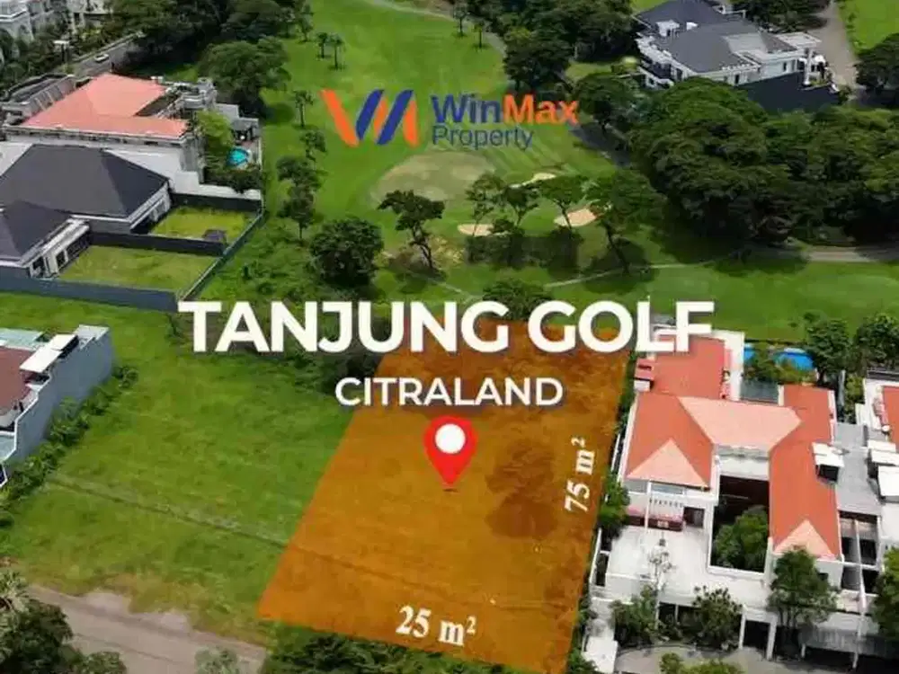 Dijual kavling tanah tanjung golf citraland surabaya barat