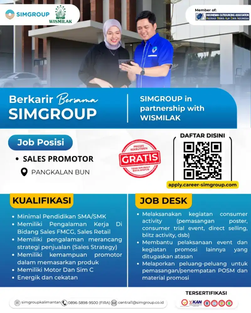 LOKER SALES FMCG KALIMANTAN