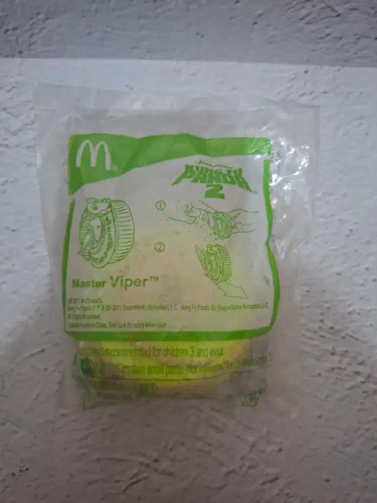 LIMITED EDITION: Mainan Kungfu Panda 2 Happy Meal McDonald's