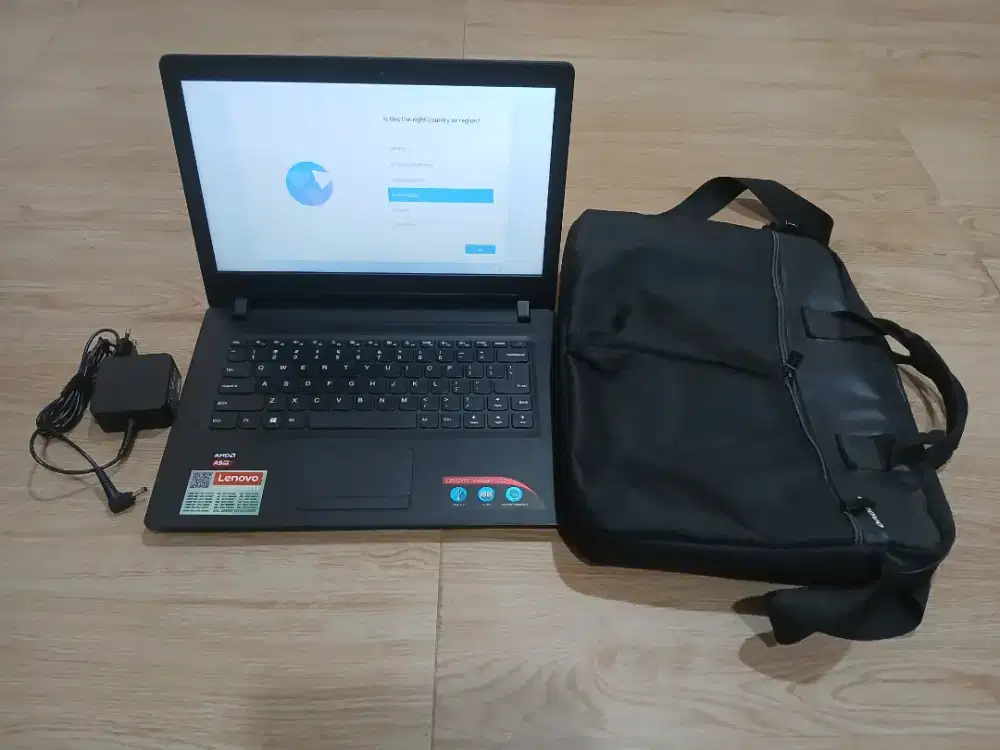 Laptop Lenovo Amd radeon A9-9400 7th Gen 2.4Ghz SSD 256gb RAM 8GB DDR4