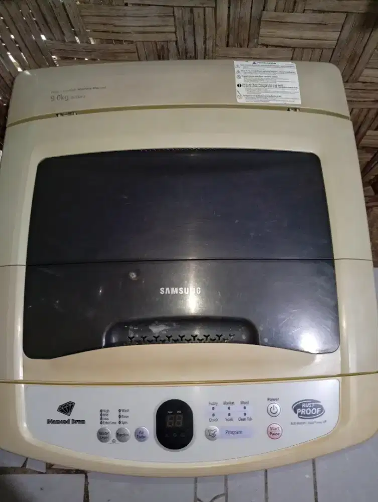 Di jual mesin cuci otomatis merk samsung kapasitas 9kg