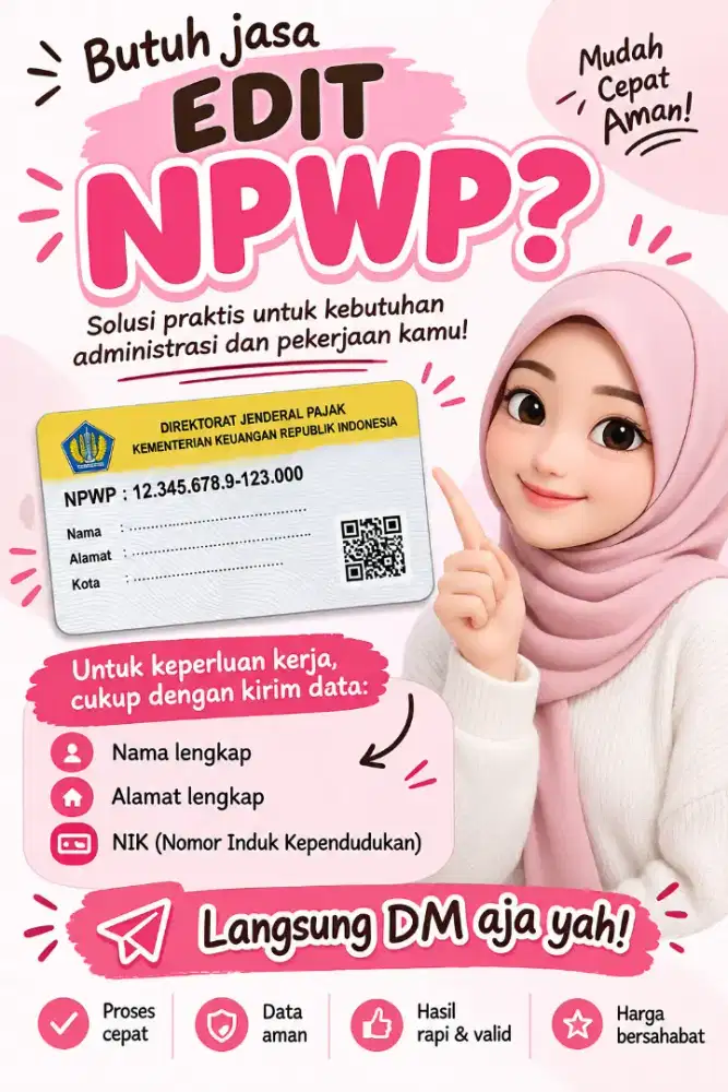 Jasa edit cv, surat lamaran, foto dan lainnya
