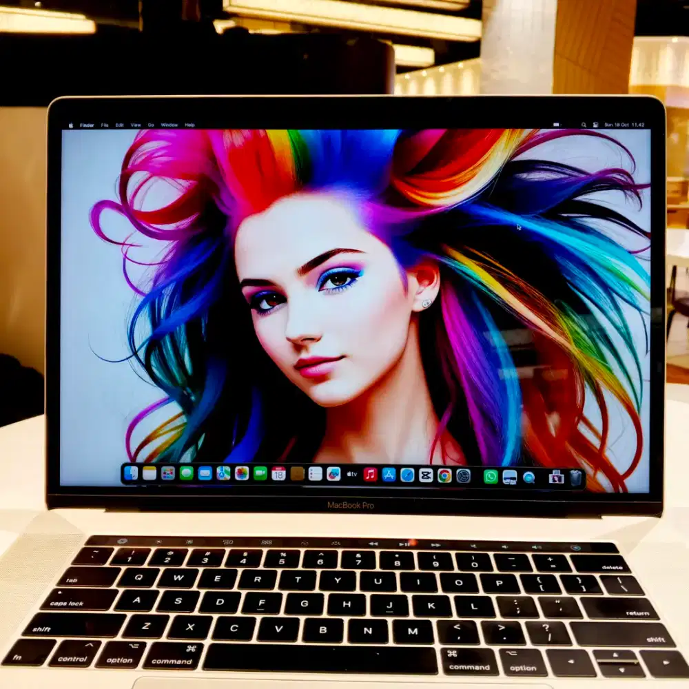 Macbook Pro 15 Inch i7 RAM 16 GB SSD 256 GB Mulus Like New