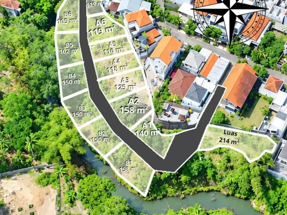 Dijual Lahan Tanah Kavling Siulan Denpasar Timur Bali Murah di Bawah 800 JT