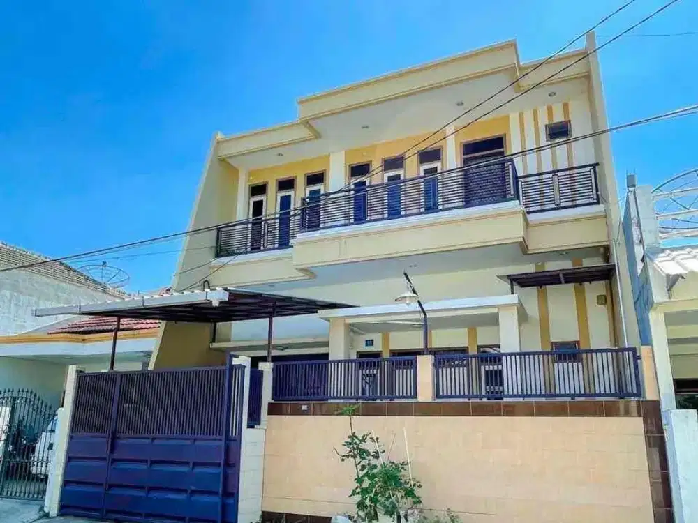 Dijual rumah babatan pantai surabaya dekat pantai mentari mulyosari sutorejo