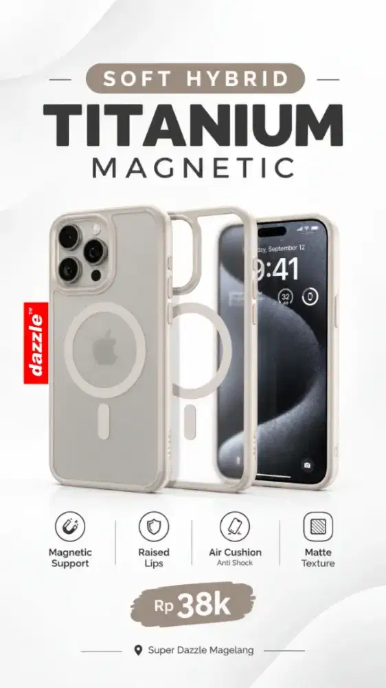 Soft Hybrid Titanium Magnetic
