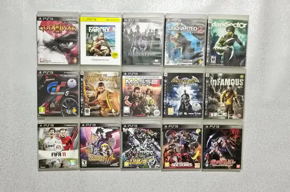 Jual BD PS3 Mulus 100rb/game Kaset Original Bahasa Inggris