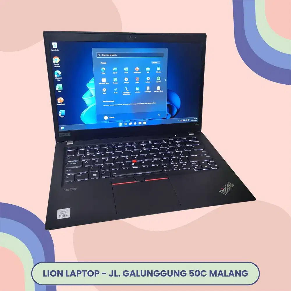 RAM 32GB Core i7 Gen 10 Slim SSD 256GB Lenovo Thinkpad T14S [20|10]