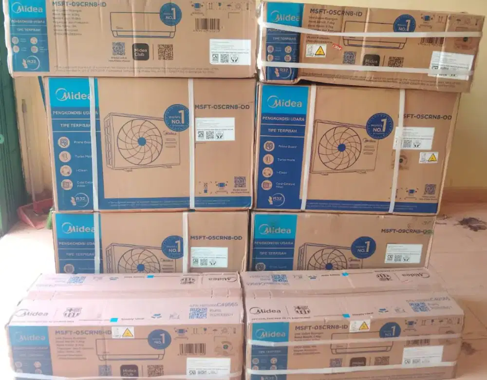 AC midea 1/2 pk garansi hingga 10 tahun