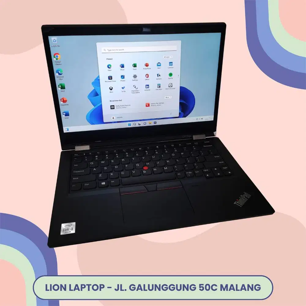 Core i3 Gen 10 Flip 360° Include Stylus Lenovo Thinkpad YOGA L13 [20|1