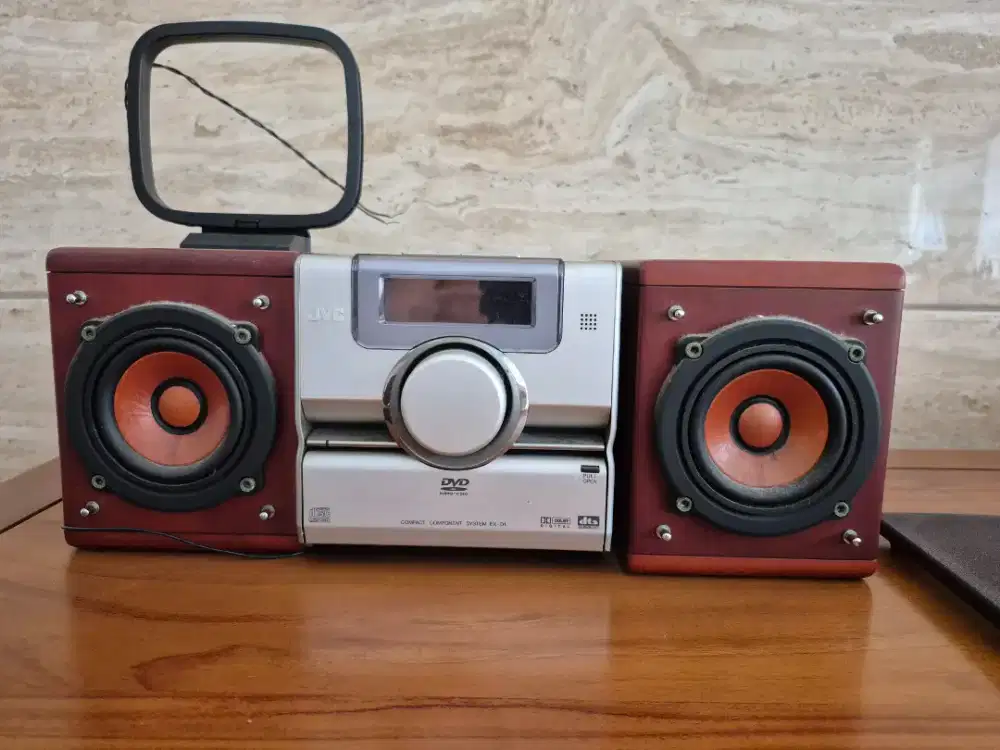 JVC DVD Video Audio Player Compact Component System EX01 Speaker kayu