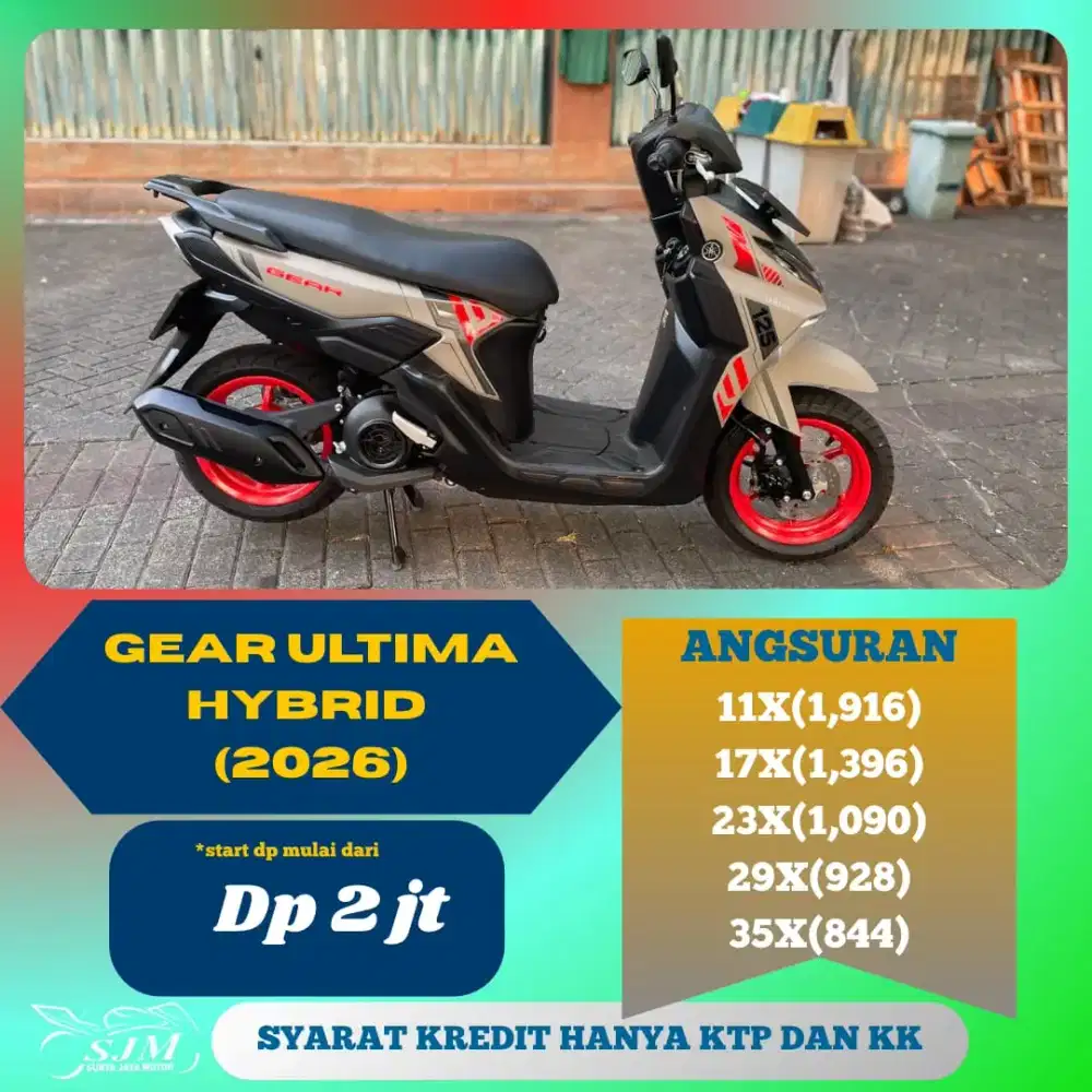 YAMAHA GEAR ULTIMA HYBRID 2026 MESIN HALUS