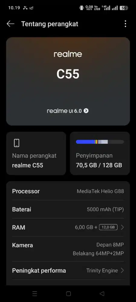 REALME C55 BLACK