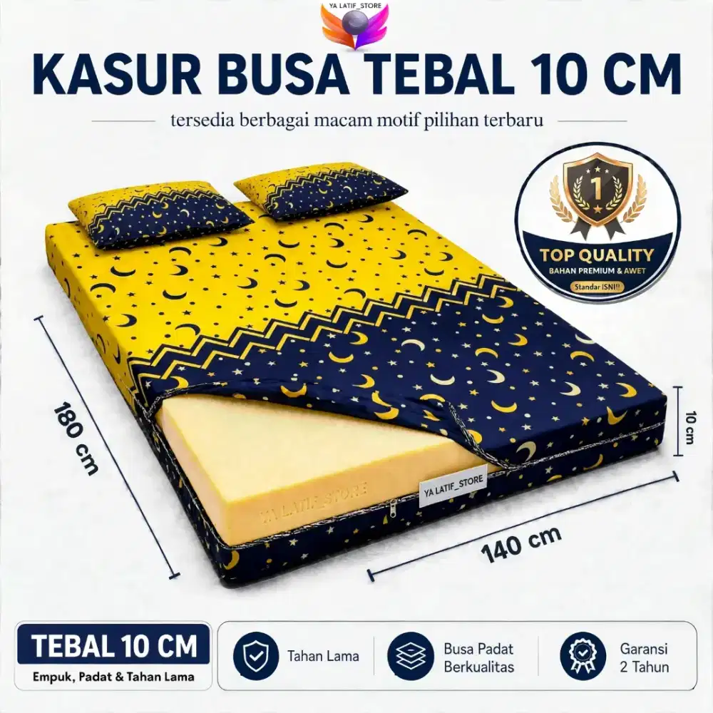 Kasur Busa Super Berkualitas Tinggi Uk 3 Orang